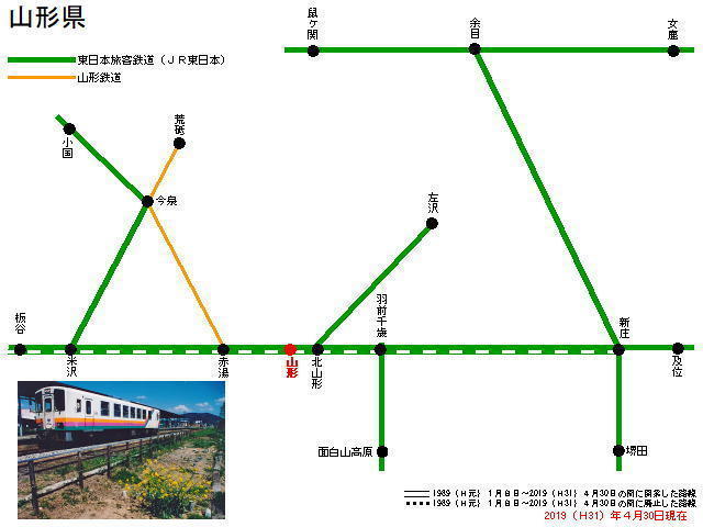 №2221 平成の30年 都道府県別鉄道回顧 ５．山形県: 絶対！乗り物中心主義